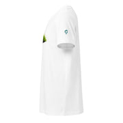 GREEN RELIGION · SPOKEN LEAF · “LET THE GRASS OUT” · Unisex Organic Mid-Light T-Shirt