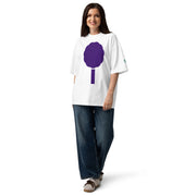 GREEN RELIGION · Origin G · “Tree One” · Purple · Oversized Organic T-Shirt