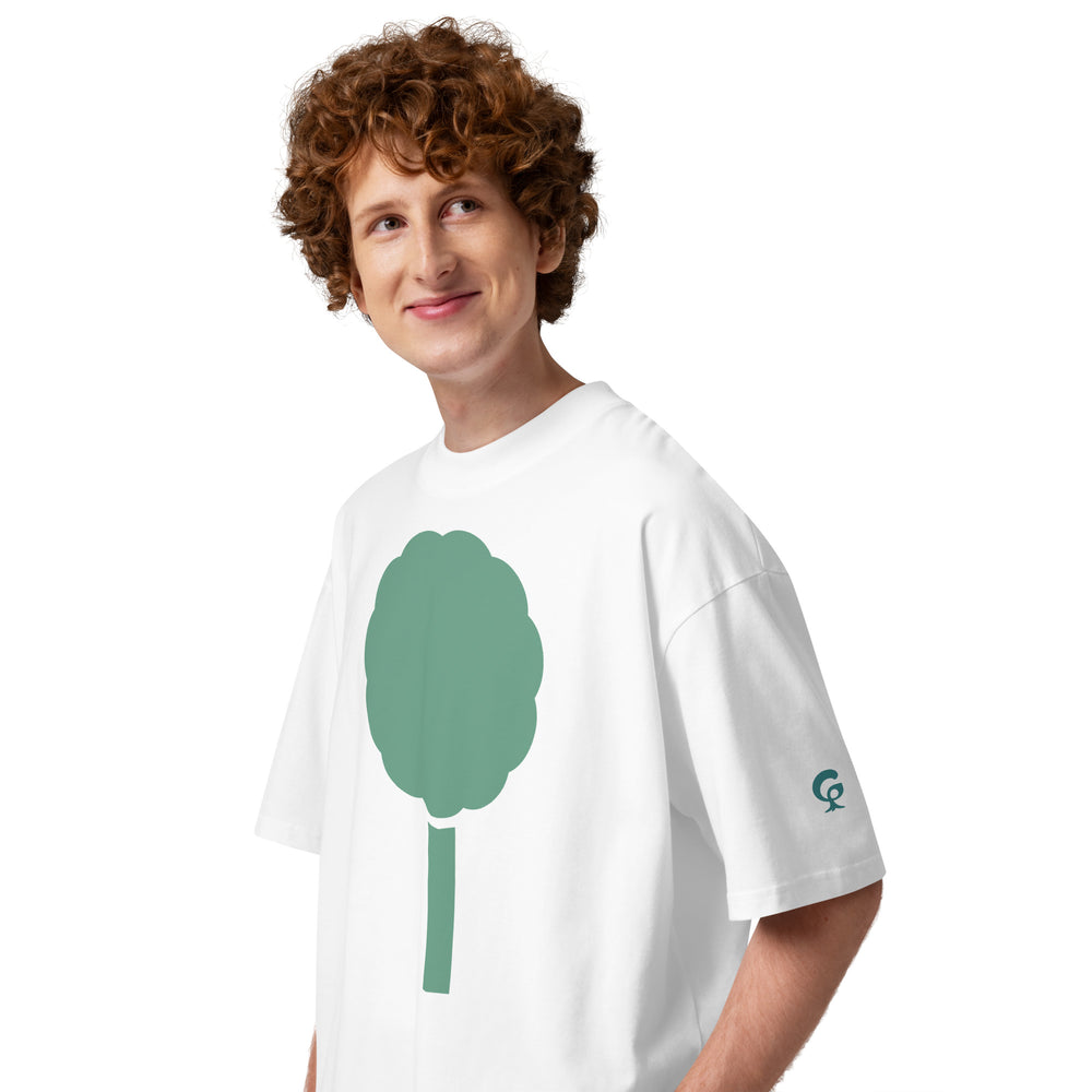 GREEN RELIGION · Origin G · “Tree One” · Oversized Organic T-Shirt