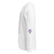 GREEN RELIGION · FREE PLAY LEAVES · “Earth Net Plum” · Unisex Organic Raglan Sweatshirt