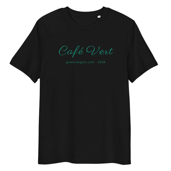 Cafe Vert printed on different color Unisex T-Shirts 