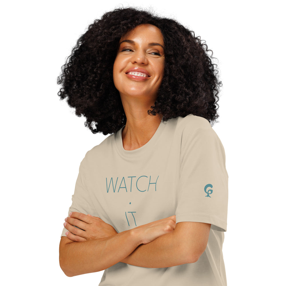 GREEN RELIGION · SPOKEN LEAF · “WATCH IT GROW” · Unisex Organic T-Shirt