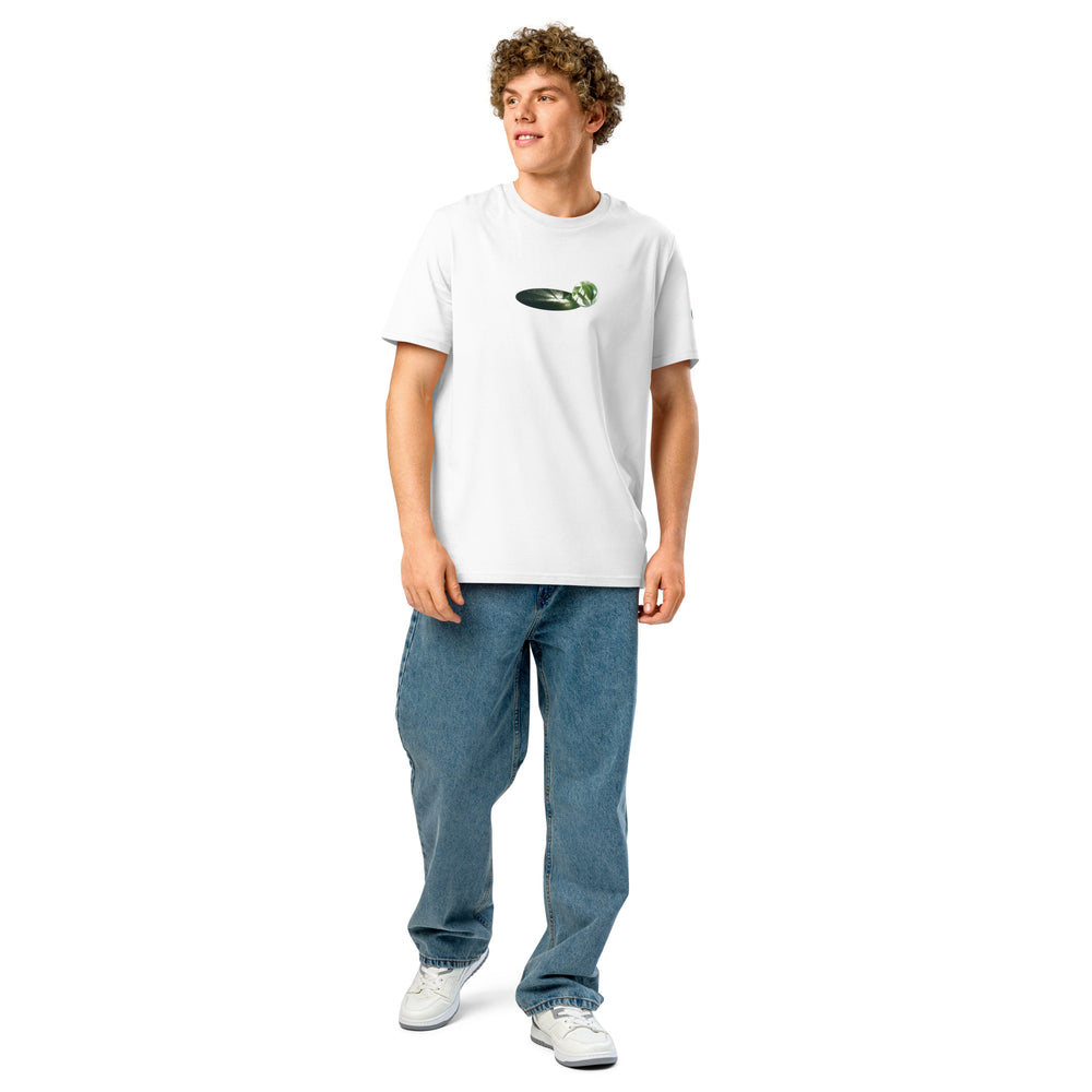 RELIGIÓN VERDE · “Shine Your Shadow — Mármol Verde” · Camiseta orgánica unisex