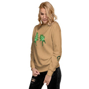 GREEN RELIGION · FREE PLAY LEAVES · “Duo Dance Green” · Unisex Premium Sweatshirt