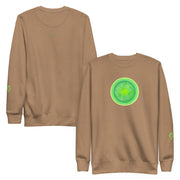 GREEN RELIGION · CANOPY LINES · “Green Sun” · Unisex Premium Crewneck Sweatshirt