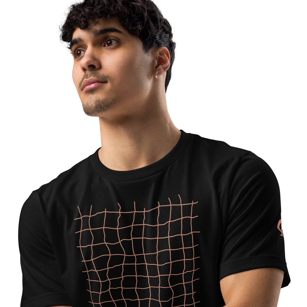 RELIGIÓN VERDE · HOJAS DE JUEGO LIBRE · “Earth Net Terra” · Camiseta ecológica unisex básica