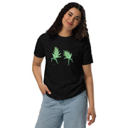 GREEN RELIGION · FREE PLAY LEAVES · “Duo Dance Green” · Unisex Staple Eco T-Shirt