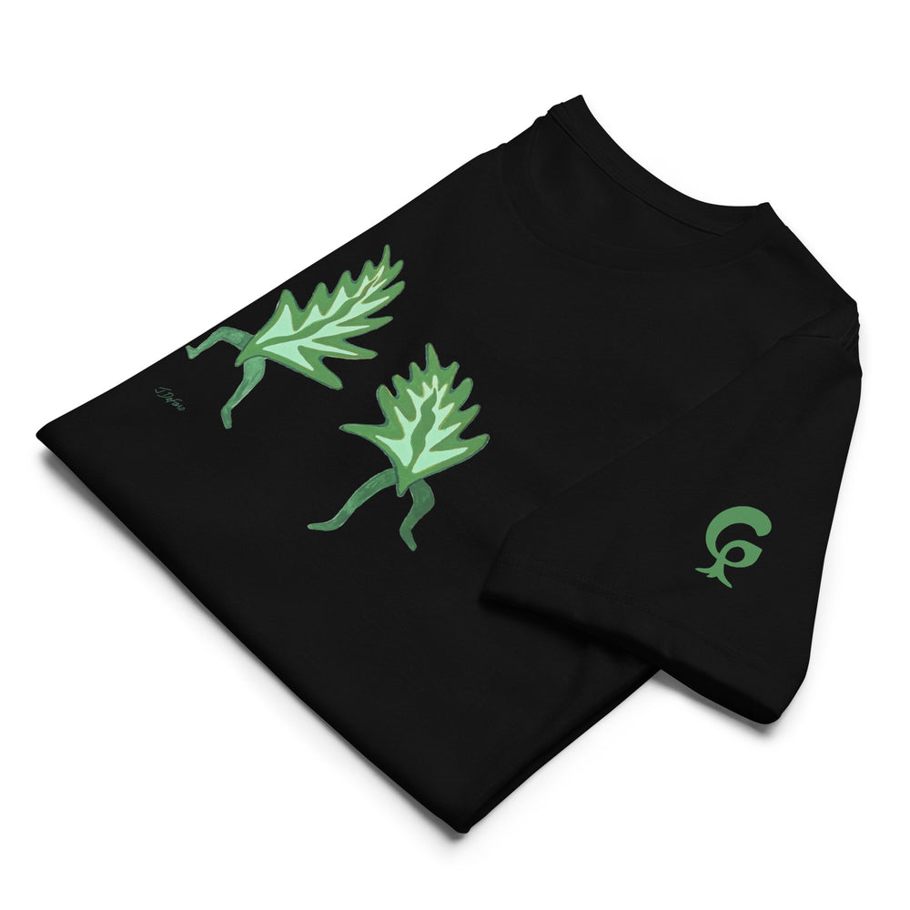 GREEN RELIGION · FREE PLAY LEAVES · “Duo Dance Green” · Unisex Staple Eco T-Shirt