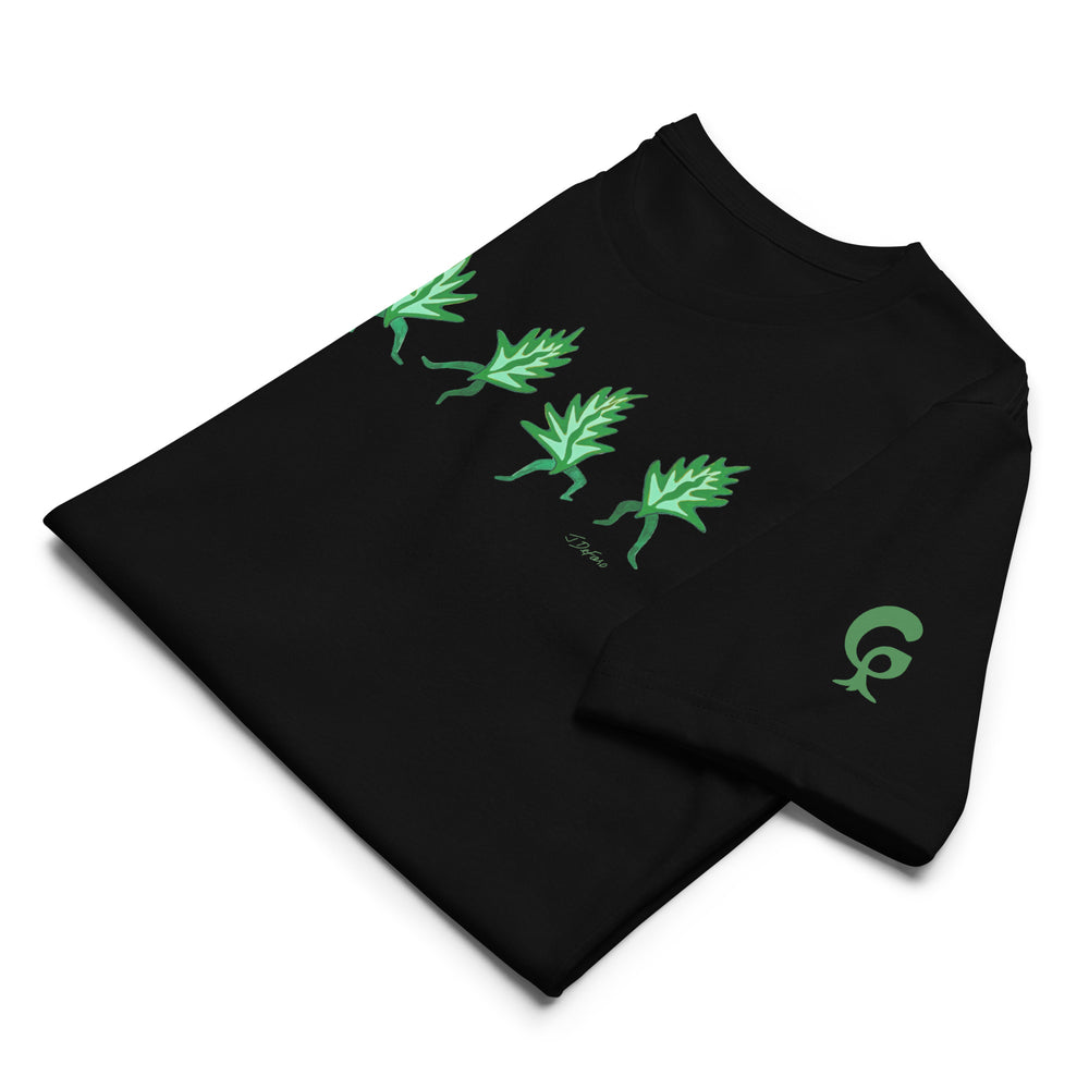 GREEN RELIGION · FREE PLAY LEAVES · “Green Groove Four” · Unisex Staple Eco T-Shirt