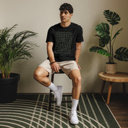GREEN RELIGION · FREE PLAY LEAVES · “Earth Net Olive” · Unisex staple eco t-shirt