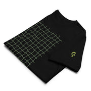 GREEN RELIGION · FREE PLAY LEAVES · “Earth Net Olive” · Unisex staple eco t-shirt