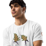 RELIGIÓN VERDE · HOJAS DE JUEGO LIBRE · “Duo Dance Clay” · Camiseta ecológica unisex básica