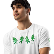 GREEN RELIGION · FREE PLAY LEAVES · “Green Groove Four” · Unisex Staple Eco T-Shirt