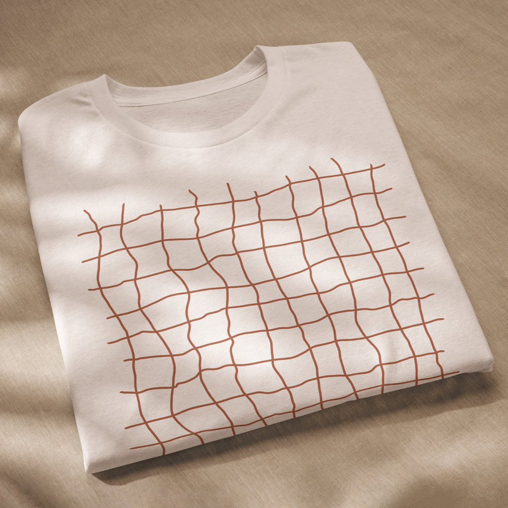 RELIGIÓN VERDE · HOJAS DE JUEGO LIBRE · “Earth Net Terra” · Camiseta ecológica unisex básica
