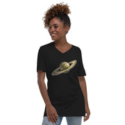 GREEN RELIGION · SPOKEN LEAF · “Picnic Planet” · Unisex V-Neck T-Shirt