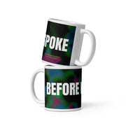 GREEN RELIGION · THE SPOKEN LEAF · “Before We Spoke” · 2026 Print Edition · White Glossy Mug