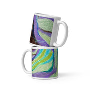 GREEN RELIGION · TRUE TREES · “Bird Lover Roots” · 2026 Print Edition · White Glossy Mug