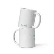 GREEN RELIGION · SPOKEN LEAF · “FREE AIR 24/7” · 11 oz White Glossy Mug · 2026 Print Edition