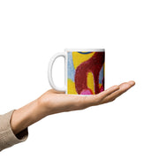 GREEN RELIGION · TRUE TREES · “Falling LIght Roots” · 2026 Print Edition · White Glossy Mug