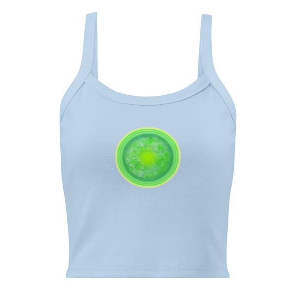 GREEN RELIGION · Green Sun · Women’s Micro-Rib Tank Top
