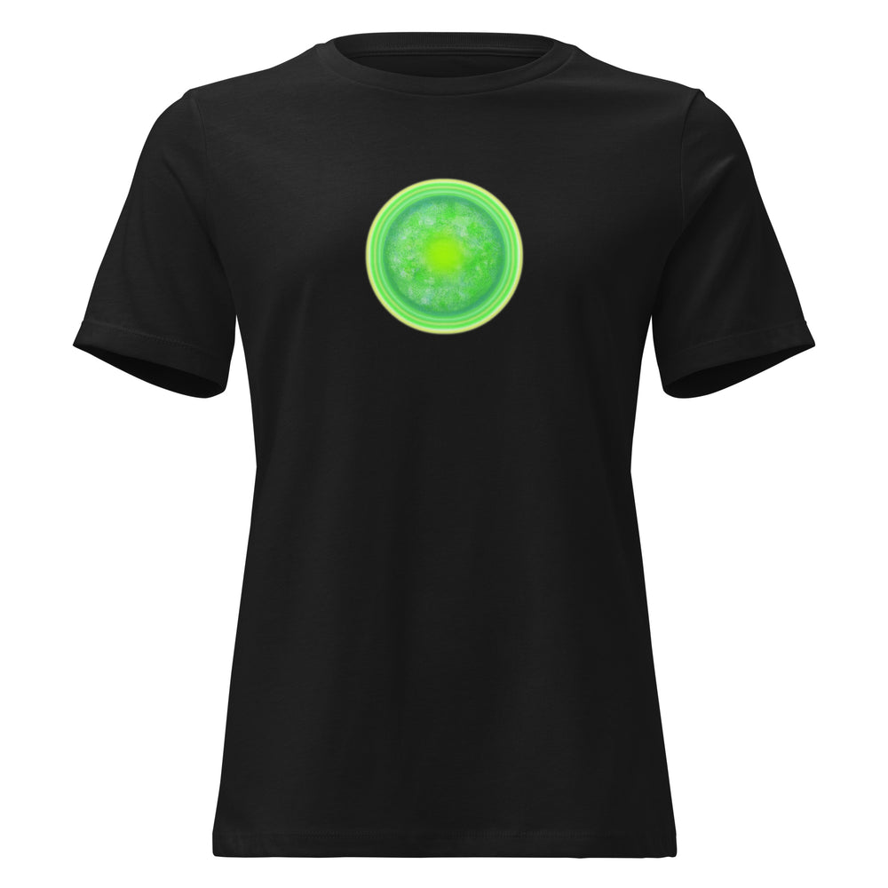 GREEN RELIGION · Green Sun · Women’s Relaxed Cotton T-Shirt