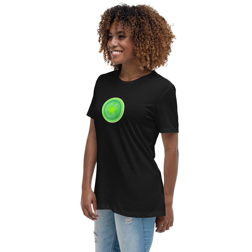 GREEN RELIGION · Green Sun · Women’s Relaxed Cotton T-Shirt
