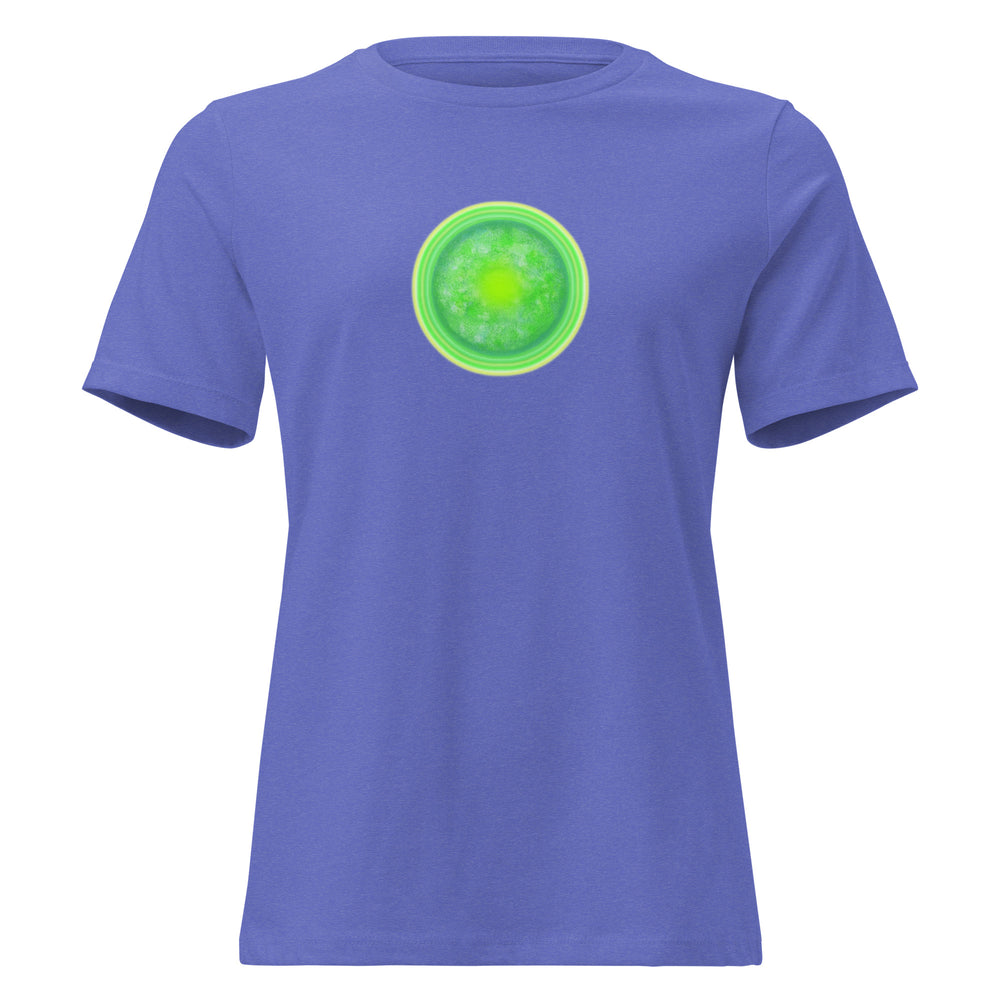 GREEN RELIGION · Green Sun · Women’s Relaxed Cotton T-Shirt