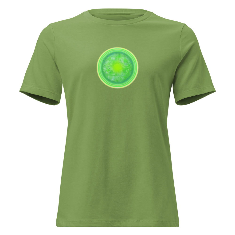 GREEN RELIGION · Green Sun · Women’s Relaxed Cotton T-Shirt