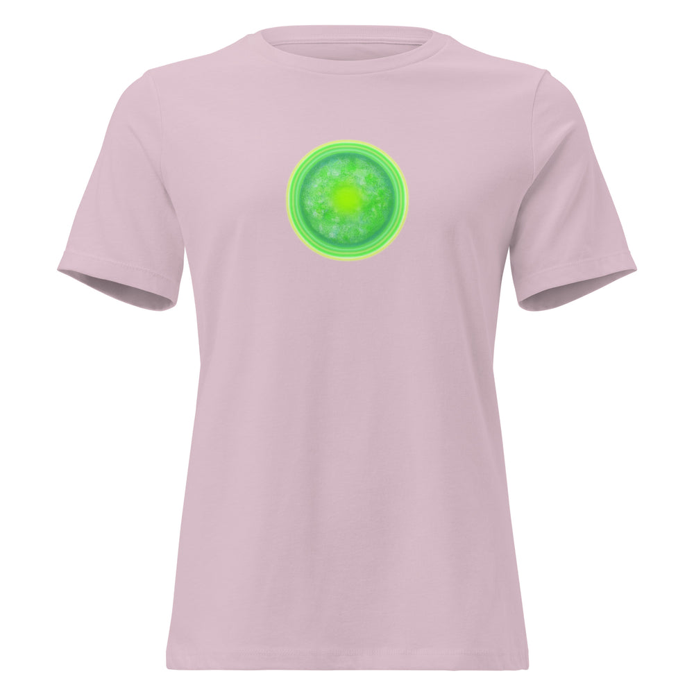 GREEN RELIGION · Green Sun · Women’s Relaxed Cotton T-Shirt