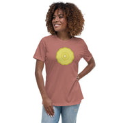 GREEN RELIGION · UNBOUNDED BLOOM · “Pastel Yellow” · Women’s Relaxed T-Shirt