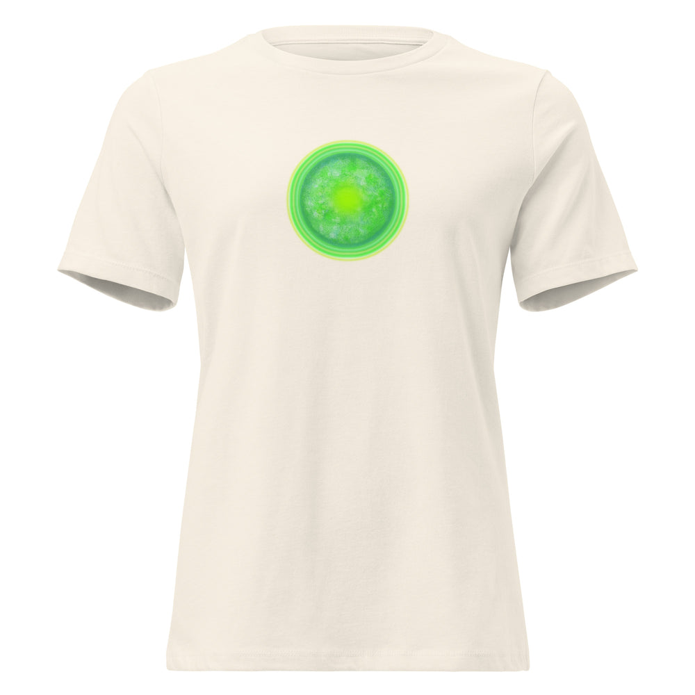 GREEN RELIGION · Green Sun · Women’s Relaxed Cotton T-Shirt