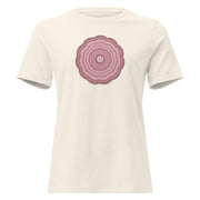 GREEN RELIGION · UNBOUNDED BLOOM · “Pastel Rose” · Women’s Relaxed T-Shirt