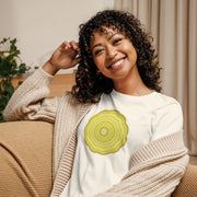 GREEN RELIGION · UNBOUNDED BLOOM · “Pastel Yellow” · Women’s Relaxed T-Shirt