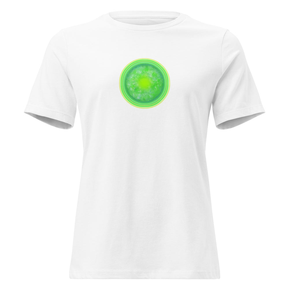 GREEN RELIGION · Green Sun · Women’s Relaxed Cotton T-Shirt