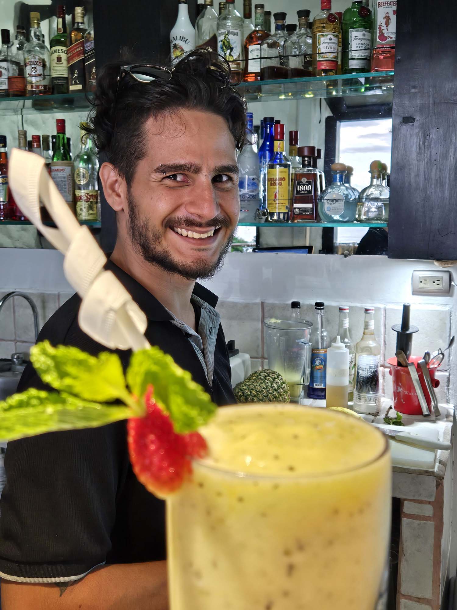 Ismael Espinoza, Hotel Chef and Bartender, Manuel Antonio, Costa Rica, Summer 2024.