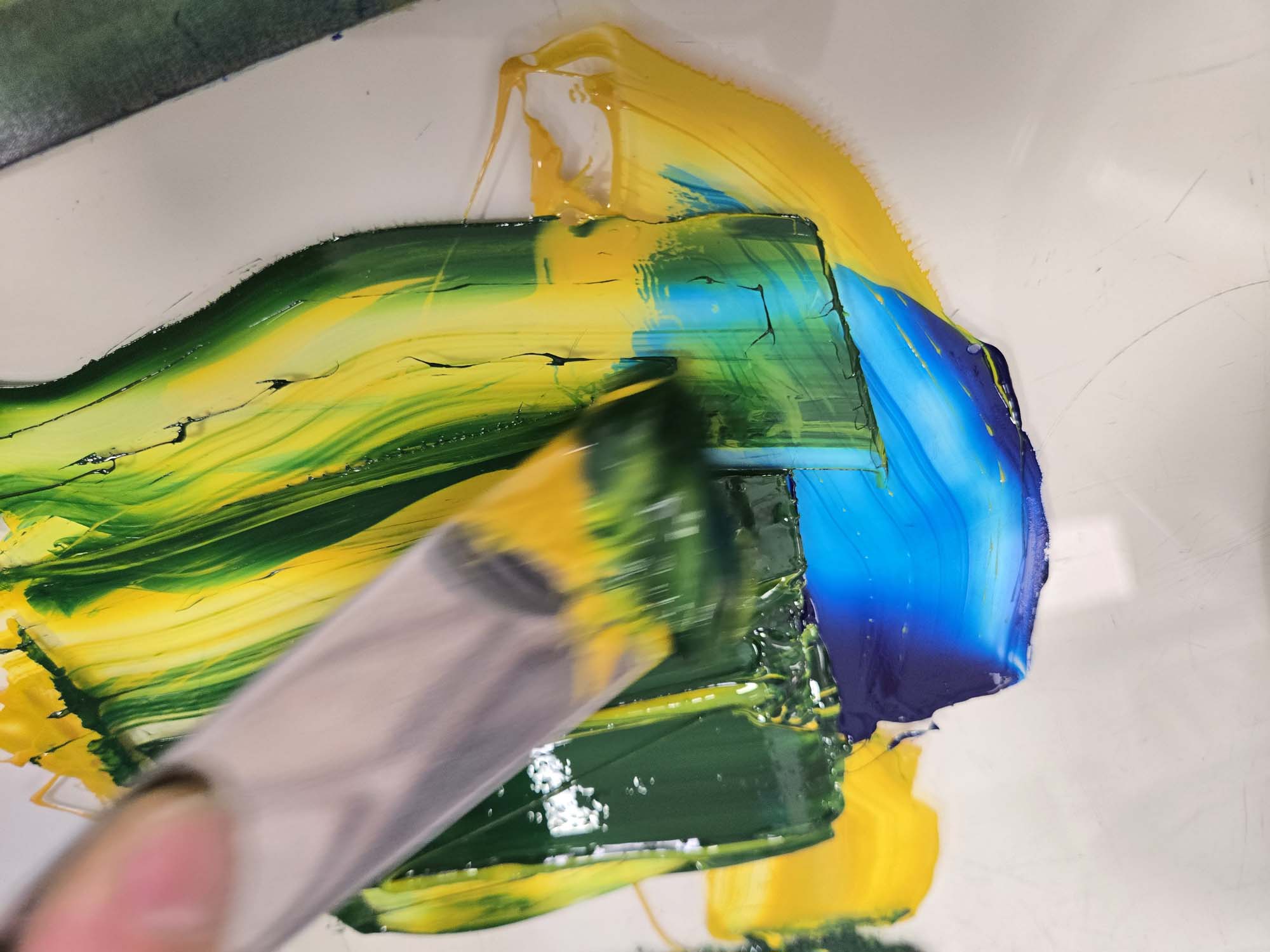 Mixing the quality Van Son inks