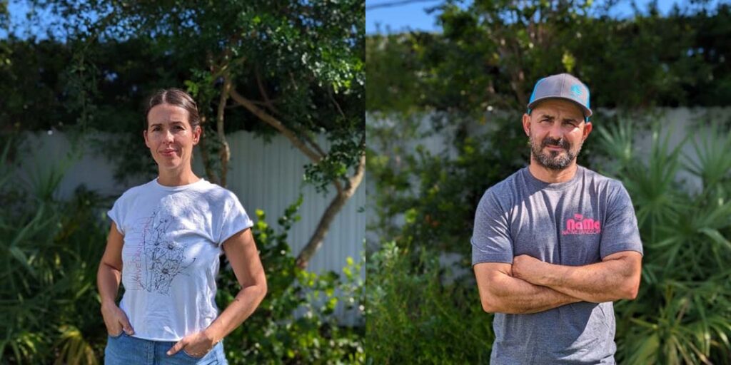 01 Natalia Manrique and Mauricio Gonzales of NaMa Native Landscaping Miami