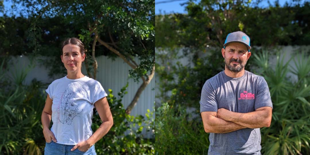 01 Natalia Manrique and Mauricio Gonzales of NaMa Native Landscaping Miami