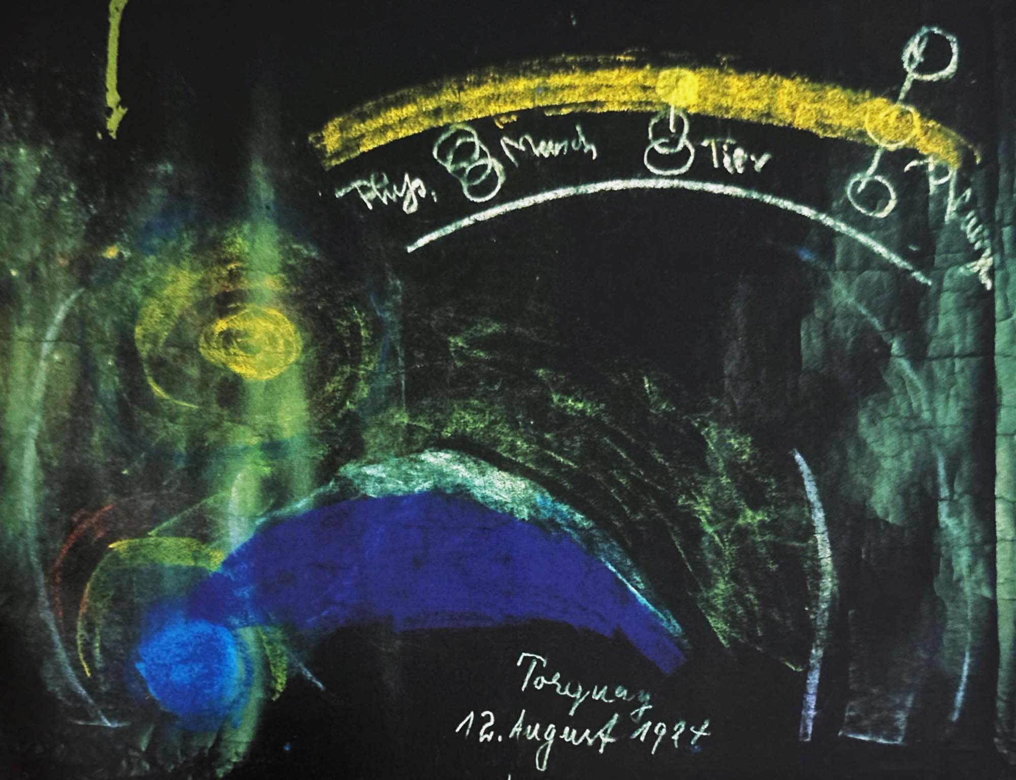 Rudolf Steiner blackboard drawing2 1924